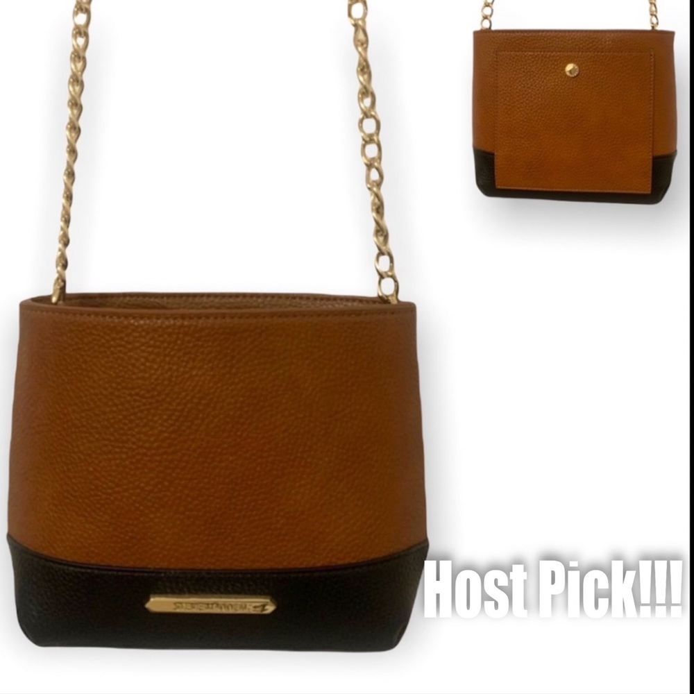 Steve Madden Brown/Black Crossbody Bag